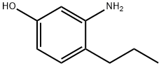 Phenol, 3-amino-4-propyl- (9CI) 化学構造式