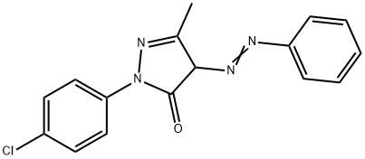 2-(4-Chlorophenyl)-2,4-dihydro-5-methyl-4-(phenylazo)-3H-pyrazol-3-one|