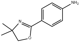 4-(4,4-二甲基-4,5-二氢噁唑-2-基)苯胺, 69876-88-6, 结构式