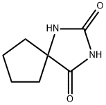 1,3-二氮杂螺[4.4]壬烷-2,4-二酮, 699-51-4, 结构式