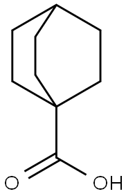 ビシクロ[2.2.2]オクタン-1-カルボン酸 化学構造式