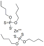 O,O-二丁基二硫代磷酸锌, 6990-43-8, 结构式