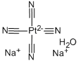 四氰合铂(II)酸钠水合物 结构式