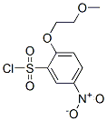 2-(2-Methoxyethoxy)-5-nitrobenzenesulfonyl chloride Structure