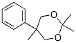 2,2,5-trimethyl-5-phenyl-1,3-dioxane Struktur