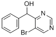 (5-Bromopyrimidin-4-yl)(phenyl)methanol Structure