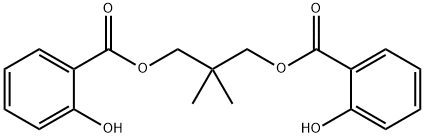 2,2-dimethyl-1,3-propanediyl disalicylate Struktur