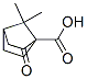 7,7-dimethyl-2-oxo-norbornane-1-carboxylic acid 化学構造式