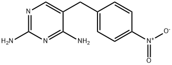 2,4-Diamino-5-(4-nitrobenzyl)pyrimidine Struktur