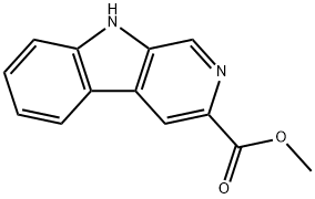 9H-吡啶并[3,4-B]吲哚-3-羧酸甲酯, 69954-48-9, 结构式