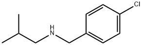 (4-クロロベンジル)イソブチルアミン 化学構造式