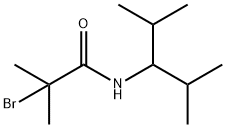 N1-(1-ISOPROPYL-2-METHYLPROPYL)-2-BROMO-2-METHYLPROPANAMIDE Struktur