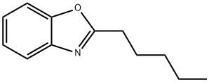 2-ペンチルベンゾオキサゾール 化学構造式