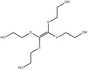 2-[1,2,2-tris(2-hydroxyethylsulfanyl)ethenylsulfanyl]ethanol,69962-16-9,结构式