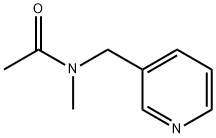N-甲基-N-[(吡啶-3-基)甲基]乙酰胺, 69966-50-3, 结构式