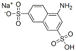 sodium hydrogen 4-aminonaphthalene-2,7-disulphonate,69966-61-6,结构式