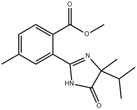 Benzoic acid, 2-(4,5-dihydro-4-methyl-4-(1-methylethyl)-5-oxo-1H-imida zol-2-yl)-4-methyl-, methyl ester|