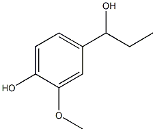 4-(1-羟丙基)-2-甲氧基苯酚,6997-34-8,结构式