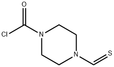 1-Piperazinecarbonylchloride,4-(thioxomethyl)-(9CI) Structure