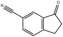 6-Cyano-1-indanone 化学構造式