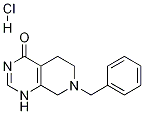 5,6,7,8-四氢-7-(苯基甲基)-吡啶并[3,4-D]嘧啶-4(3H)-酮,(盐酸盐), 69981-00-6, 结构式