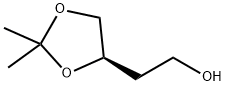 (R)-4-(2-ヒドロキシエチル)-2,2-ジメチル-1,3-ジオキソラン 化学構造式