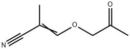 2-Propenenitrile, 2-methyl-3-(2-oxopropoxy)- (9CI),70013-00-2,结构式