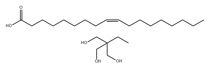 9-Octadecenoic acid (Z)-, ester with 2-ethyl-2-(hydroxymethyl)-1,3-propanediol Structure