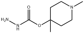 Hydrazinecarboxylic acid, 1,4-dimethyl-4-piperidinyl ester (9CI) 结构式