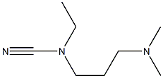 Cyanamide, [3-(dimethylamino)propyl]ethyl- (9CI) Structure