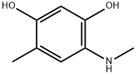 1,3-Benzenediol, 4-methyl-6-(methylamino)- (9CI) Structure