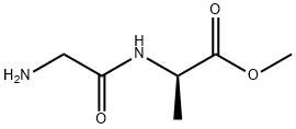 D-Alanine, glycyl-, methyl ester (9CI) Structure