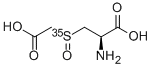 L-ALANINE, 3-[(CARBOXYMETHYL)SULFINYL-35S]- 化学構造式