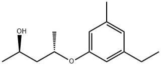 2-Pentanol,4-(3-ethyl-5-methylphenoxy)-,(2R,4S)-(9CI) Struktur