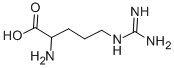 5-グアニジノ-2-アミノペンタン酸 化学構造式