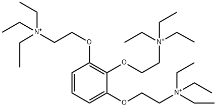 2,2',2''-(1,2,3-Benzenetriyltrisoxy)tris(N,N,N-triethylethanaminium) Structure