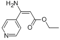 3-AMINO-3-(4-PYRIDINYL)-2-PROPENOIC ACID ETHYL ESTER Structure