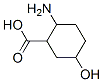 Cyclohexanecarboxylic acid, 2-amino-5-hydroxy- (9CI) Struktur