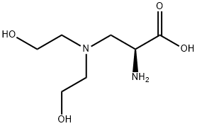 3-(N,N-二羟乙基氨基)-L-丙氨酸, 700801-50-9, 结构式