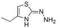 2(3H)-Thiazolone,  4-ethyl-,  hydrazone  (9CI) 化学構造式