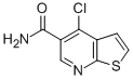 4-CHLOROTHIENO[2,3-B]PYRIDINE-5-CARBOXAMIDE Structure