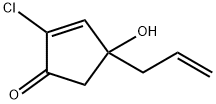 2-Cyclopenten-1-one,  2-chloro-4-hydroxy-4-(2-propenyl)-  (9CI),700869-79-0,结构式