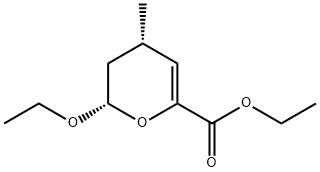 2H-Pyran-6-carboxylicacid,2-ethoxy-3,4-dihydro-4-methyl-,ethylester,(2S,4S)-(9CI) Structure