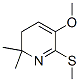 Pyridine, 2,3-dihydro-5-methoxy-2,2-dimethyl-6-(methylthio)- (9CI),700873-69-4,结构式