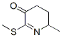 3(4H)-Pyridinone, 5,6-dihydro-6-methyl-2-(methylthio)- (9CI)|