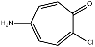 2,4,6-Cycloheptatrien-1-one,  5-amino-2-chloro- Structure