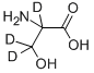 DL-丝氨酸-2,3,3-D3,70094-78-9,结构式