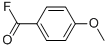 Benzoyl fluoride, 4-methoxy- (9CI) Structure