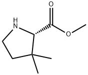 Proline, 3,3-dimethyl-, methyl ester (9CI) 结构式