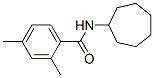 Benzamide, N-cycloheptyl-2,4-dimethyl- (9CI) 化学構造式